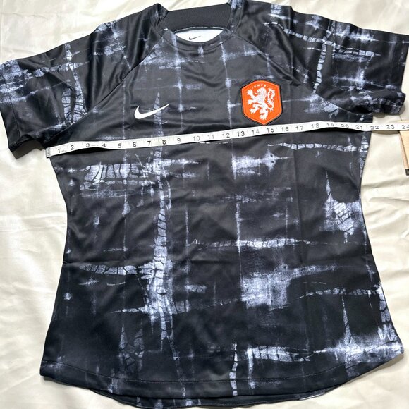 Nike women's Large Dri Fit 2022-23 Netherlands  KNVB Football Soccer Jersey - Picture 11 of 12